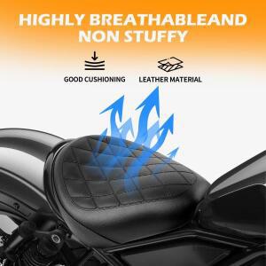 혼다 레블 CMX 300 500 2017-2025용 호환 바이크 오토바이 라이더 시트 앞좌석 패드 교체