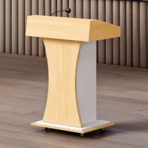 이동식 연단 사회자 강연대 화이트 라이트 행사 사회대 단상 강단 밴드 교단