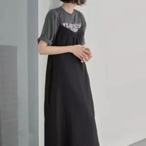 [더나무그림] 여성 맥시 롱 뷔스티에 원피스 NCP4OP001 베델끈R1OP