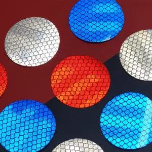 컬러 원형 반사 스티커