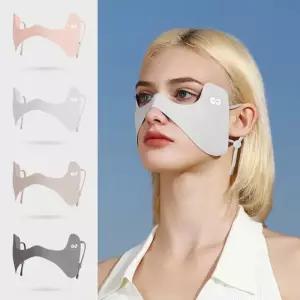 날개 하프 마스크 자외선 차단 골프 여성 차단쿨 광대 여름 차단볼 얼굴 길이 조절 나비