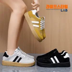 라이프랩 여성 발편한 블랙 스니커즈 운동화 신발