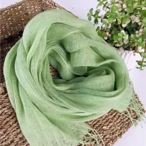 코코비치 봄 스카프 여름 여성 롱 마 30대 린넨 여름