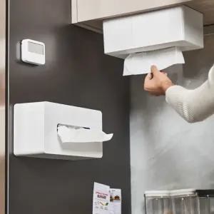 마그넷 화장지 티슈케이스 수납함 냉장고 공간활용 케이스 커버 화장지 휴지 공간활용 자석 냅킨 각 냉장고