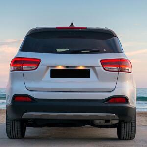 기아 쏘렌토 2016 글로스 블랙/화이트 액세서리 96210 C6110SWP용 라임링 루프 샤크핀 안테나 커버