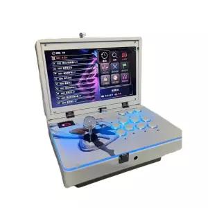 고전 오락기 가방 추억의 휴대용 접이식 진열 조이스틱 가정용 오락실 콘솔 수납 게임패드 휠