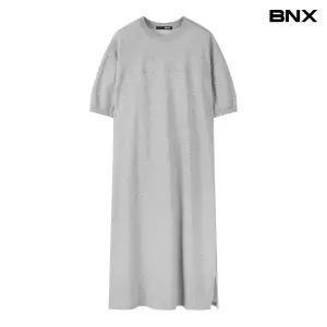 [롯데백화점]비엔엑스 펜던트 포인트 오버핏 롱 원피스 (BY2OP018L0)