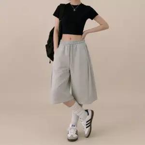 1+1 버뮤다팬츠 절개와이드 사이드핀턱 6부 7부 반바지 여름