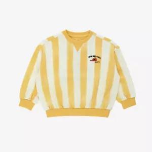 뉴발란스 키즈 스트라이프 라운드넥 스웨트셔츠 BB NK9CG1303U 30 51