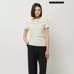 시슬리 [아울렛] 썸머 져지 셔링 티셔츠 SATS40531