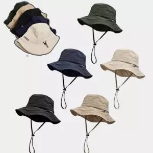 벙거지 스트링 남성 낚시 등산 여름 캠핑 버킷햇 여성