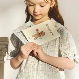 [갤러리아] [오르시떼] 여아동 F053 포겟미낫 반소매 파자마 세트