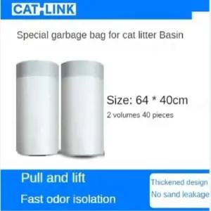 CATLINK고양이 변기 쓰레기 봉투 자동 자체 청소 쓰레기통 용품 Pro X 필터 면 똥 가방 애완 동물