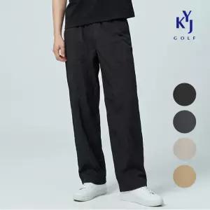 김영주골프 여름 쿨드라이 세미와이드 팬츠 남성 경량 밴딩 쿨 바지 DQMMSL20