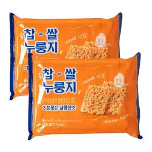 개별포장 찹쌀 누룽지 스위트 팝 라이스 과자 288g x2개