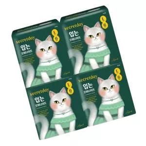 시크릿데이 오버나이트 입는 꿀잠 부드러운 소프트패드 생리대 대형 6개입 4팩