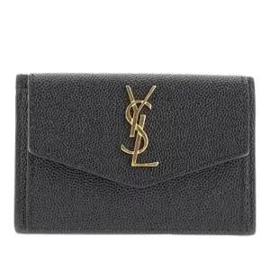 YSL 모노그램 페블 가죽 반지갑 582305 1GF0J 1000