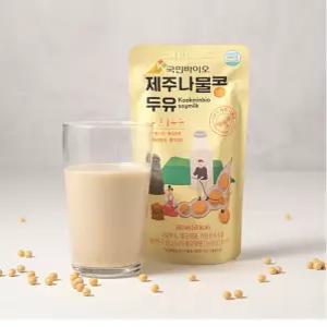 무가당 무첨가 국민바이오 제주나물콩두유 180ml 40팩