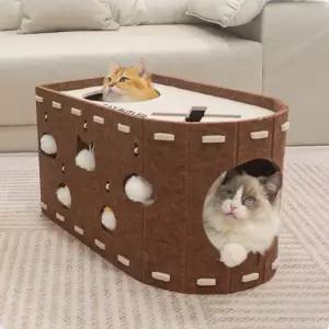 가또나인 오엑스 펠트 고양이 숨숨집