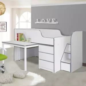 초등 남자아이방 벙커침대SS+책상+3단서랍 풀세트 낮은 좁은방 학생방 공주