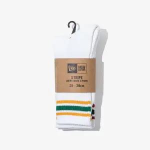 [뉴에라키즈](타임스퀘어점패션관)스트라이프 크루 삭스 3팩 그린/네이비/블랙14475414