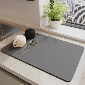 [포유매트]포유 애쉬 규조토 드라잉매트 컵 설거지 식기건조매트