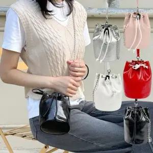 [다잇템]여자 스타일리시 캐주얼 데일리 미니 버킷백