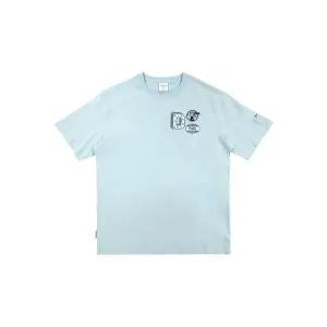 디스커버리 공용 킨조 바시티 반팔 티셔츠 DXRS5K043-BLL