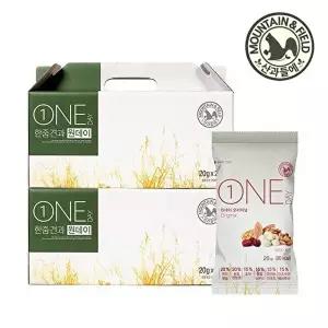 [산과들에]하루견과 원데이오리지널 20봉 선물세트 x 2개
