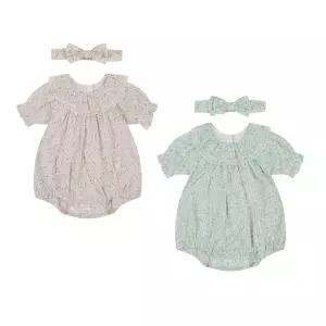 [AK원주점] [에뜨와] 포에트윈바디수트SET(핑크/그린)