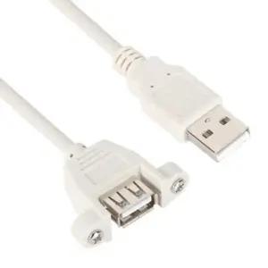 [에스에스_63]AM 판넬형 고정형 케이블 그레이 USB2.0 0.3m