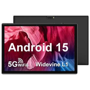 ZZB 10인치 태블릿 안드로이드 15 태블릿 PC 10.1인치 안드로이드 태블릿 DDR4 8GB RAM 32GB ROM 2MP+8MP 듀얼 카메라 5G WiFi-6 BT 지원 1TB 확장 IPS 6000mAh 배터리 강력한 성능 태블릿(그레이)