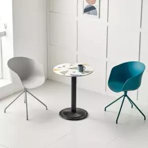 CZ4510 세라믹 원형 테이블 600 1color 원형테이블 라운드테이블 2인테이블 카페테이블