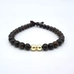 여성팔찌 자연산 침향팔찌 침향볼6mm/금볼6mm(2ea)