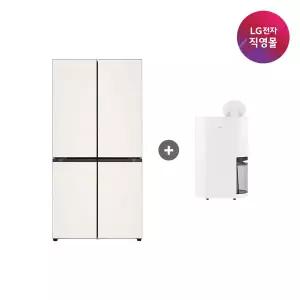 [LG 공식판매처] LG 디오스 오브제 냉장고 H876GBB031 + 제습기 18L DQ185MWGA