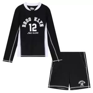 [보리보리/NBA KIDS]NBA 키즈 반집업 래쉬가드 수영복 세트 K252ST710P