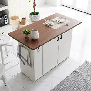 [텐스페이스]에코 1200 주방 아일랜드 식탁 홈바 테이블 MD5121 (수도권무배)