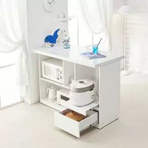 [텐스페이스]베로나 1200 인조대리석 홈바 테이블 서랍형 MD5325 (수도권무배)