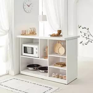 [텐스페이스]베로나 1200 인조대리석 홈바 테이블 오픈형 MD5324 (수도권무배)