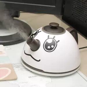 초음파가습기 페이스 티팟 초음파 미니 주전자 가습기 이모티콘