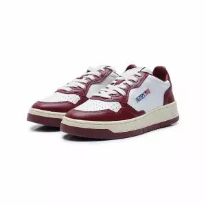 [오트리]오트리 메달리스트 로우 레더 스웨이드 스니커즈 화이트 시라 AULM-WB35