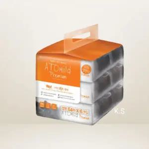 아토마일드 프리미엄 캡형 64매 6입 엠보싱