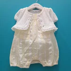 아가방 CB01 로잔 체크 나시우주복(가디건) 25SS 로잔 체크 나시우주복(가디건) 01S32