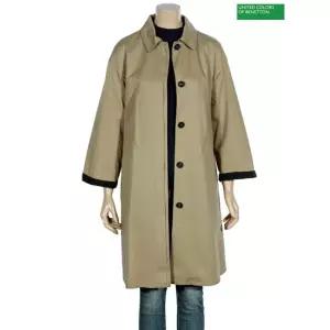 베네통 [아울렛] 백 벨트포인트 트렌치 코트 BACTA2611