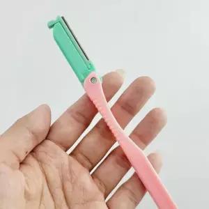 잔털용눈썹면도기 편리한휴대 리필날 얼굴 잔털 정리면도기 WFJ6EUF