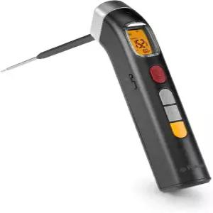 접이식 10인치 프로브 10가지 사전 설정 온도 및 내장 토치 라이트로 그릴을 위한 폴더 파트너 즉시 읽기