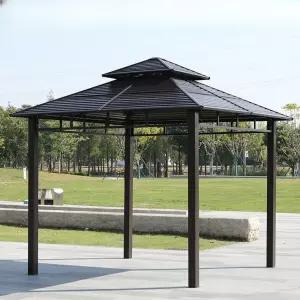 야외정자 조립식 바베큐장 야외 파고라 펜션 농막 테라스