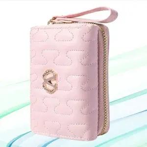 [하프클럽/]심플한 여자 반지갑 다용도 카드수납 학생 동전 지갑