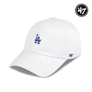 [47brand]47브랜드 LA 다저스 스몰 로고 MLB 엠엘비 볼캡 야구모자 B-BSRNR12GWS-WHB