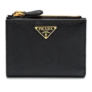 라프리마 [PRADA]  사피아노 가죽 반지갑 1ML050-QHH-F0002